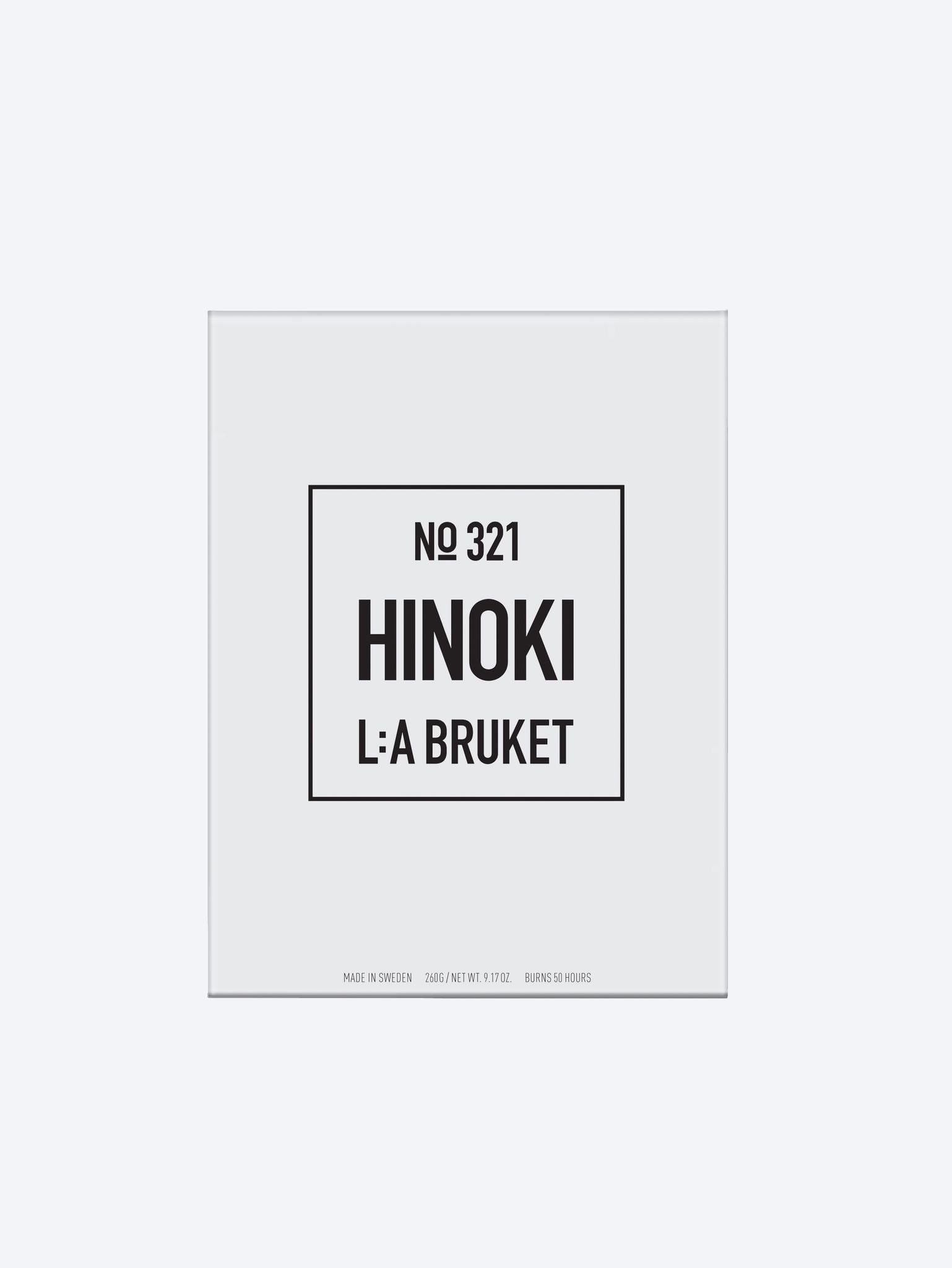 Hinoki candle 2