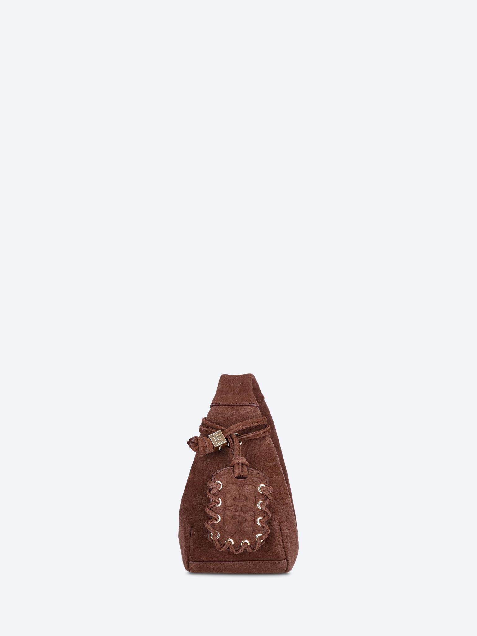 Hobo mini recycled suede pelinova handbag 4