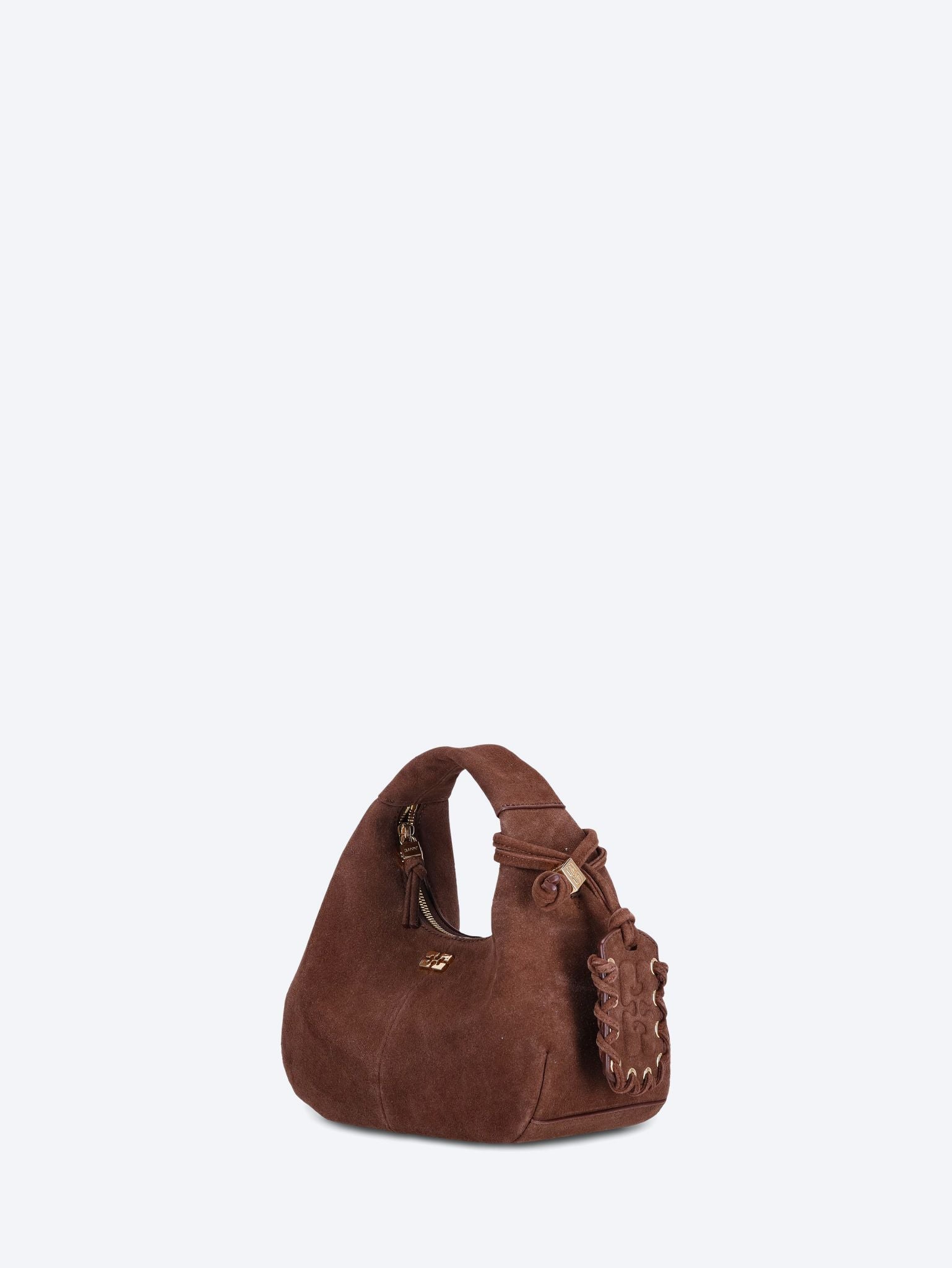 Hobo mini recycled suede pelinova handbag 3