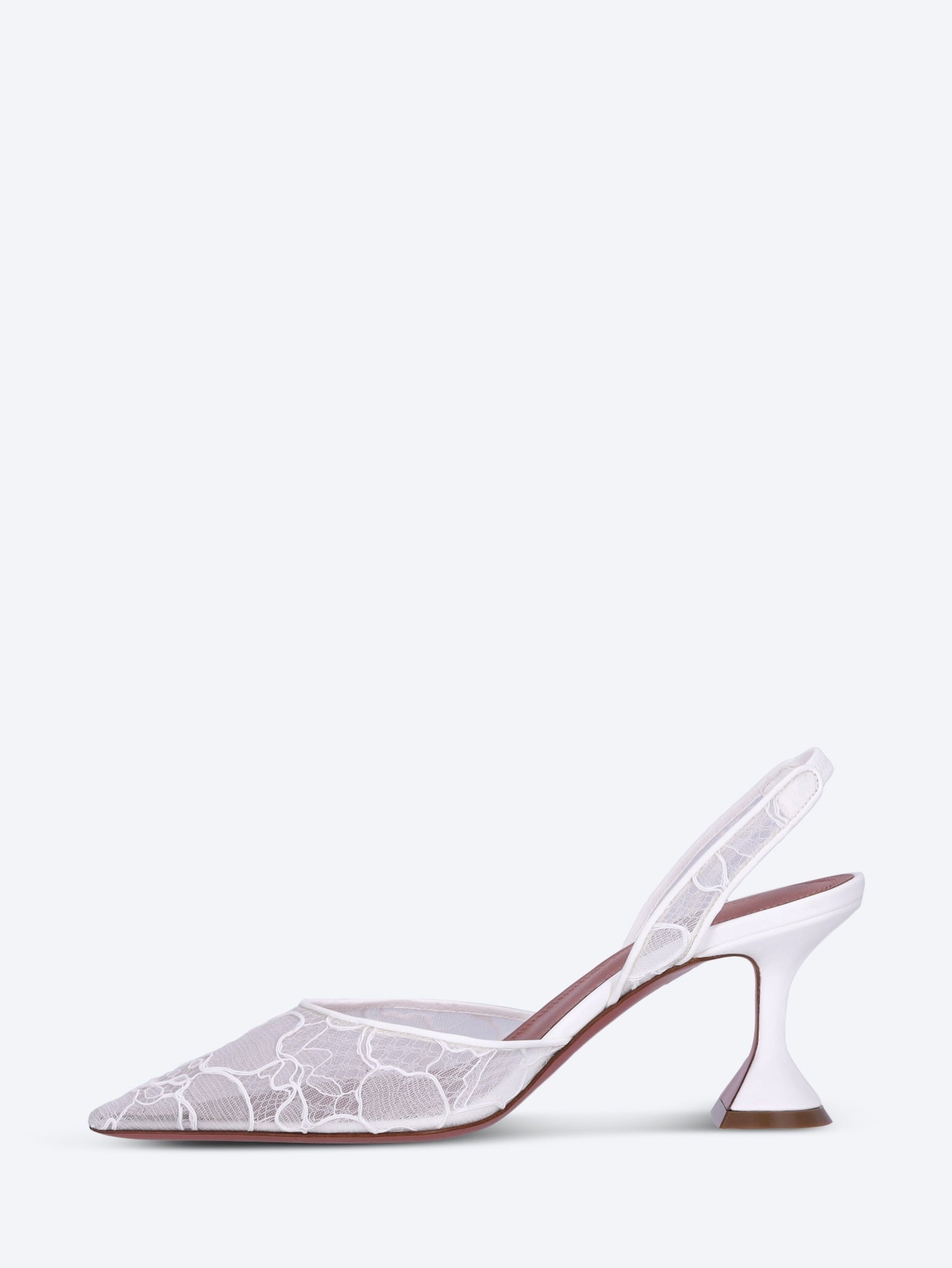 Holli lace sling 70 ivory lace pumps 4