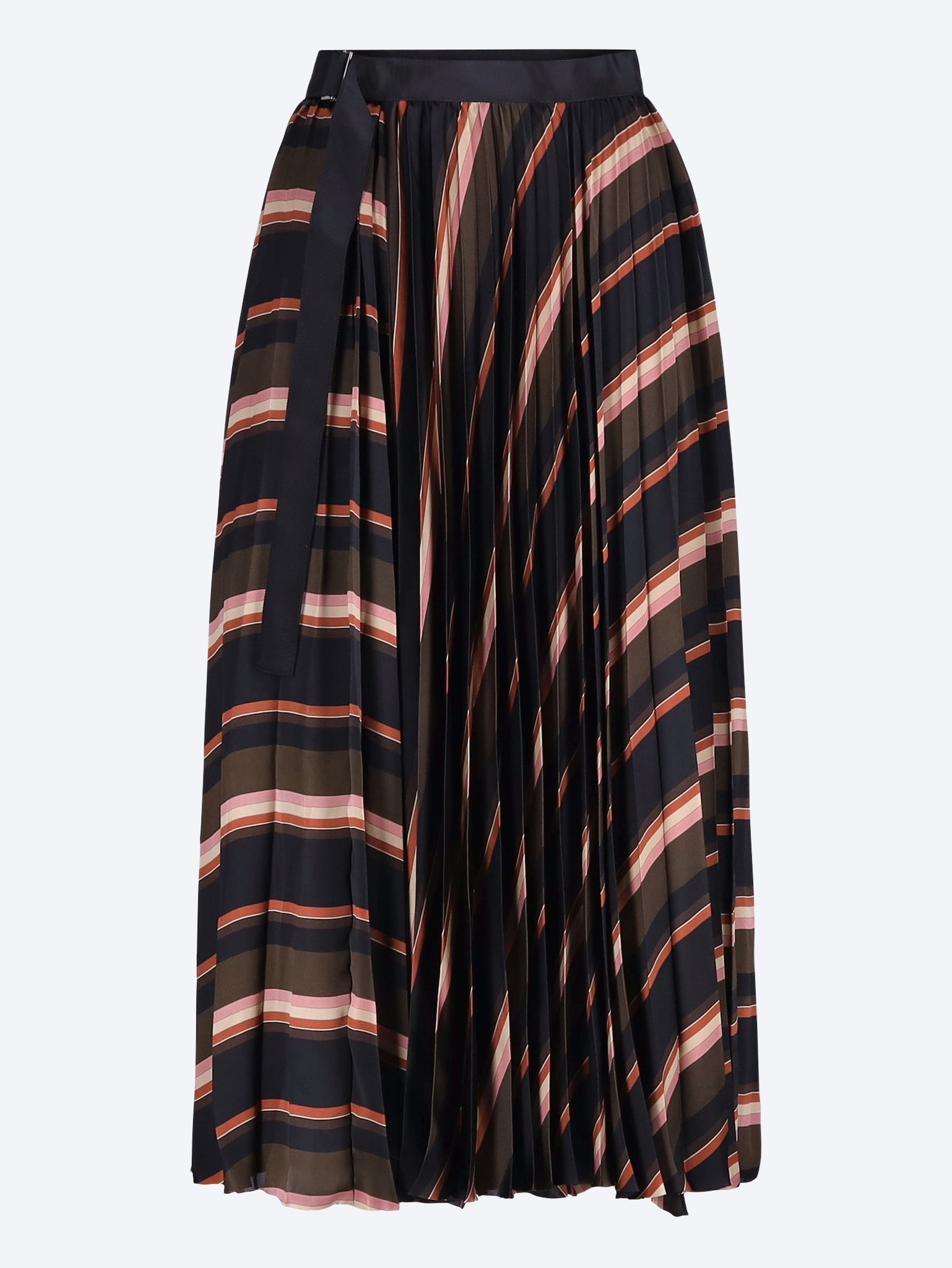 Horizontal stripe skirt 1