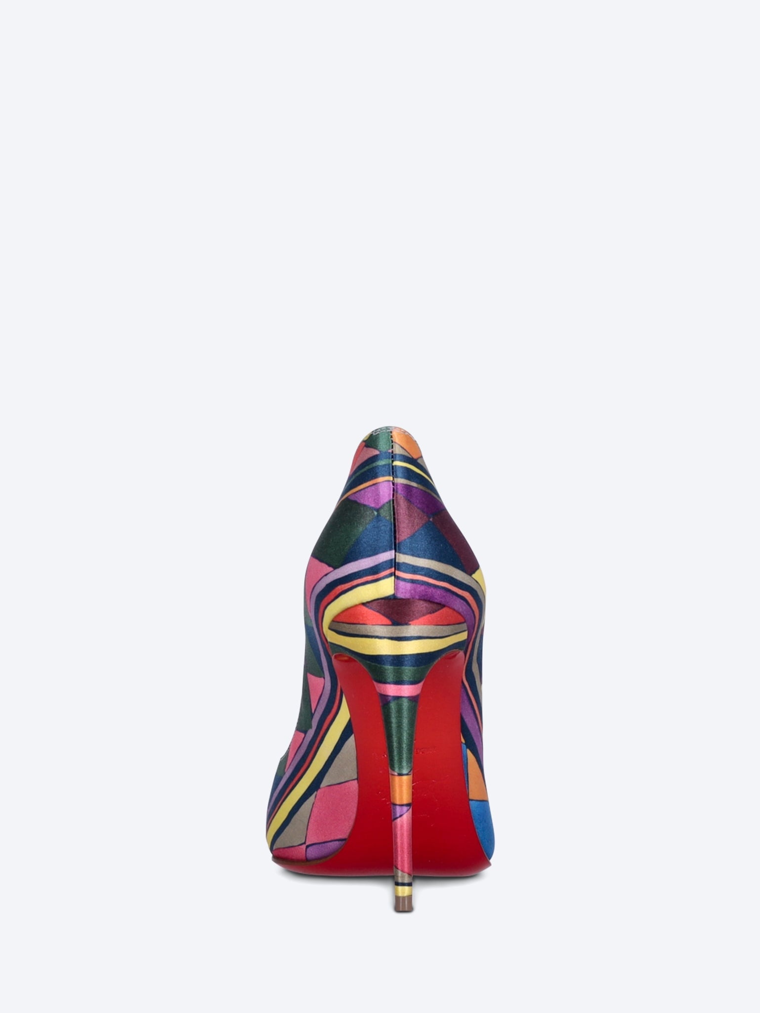 Hot chick 100 cr satin losange pumps 5