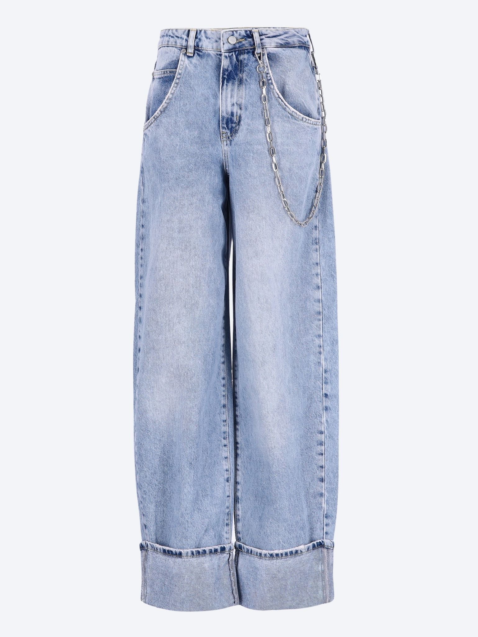 Huge barrel leg jeans 1