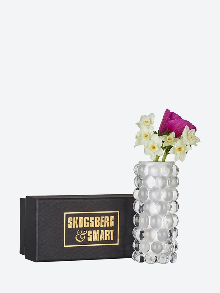 Hurricane Boule Minivase weiß 1