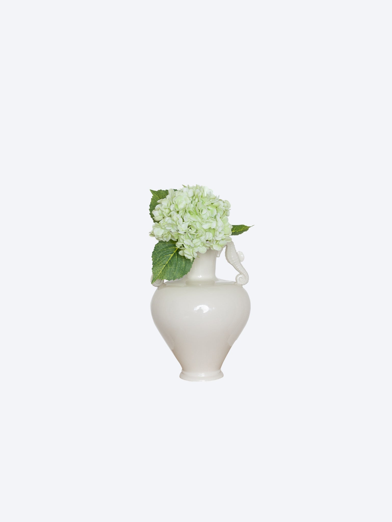 Fleur d'hortensia vert clair 49cm 1