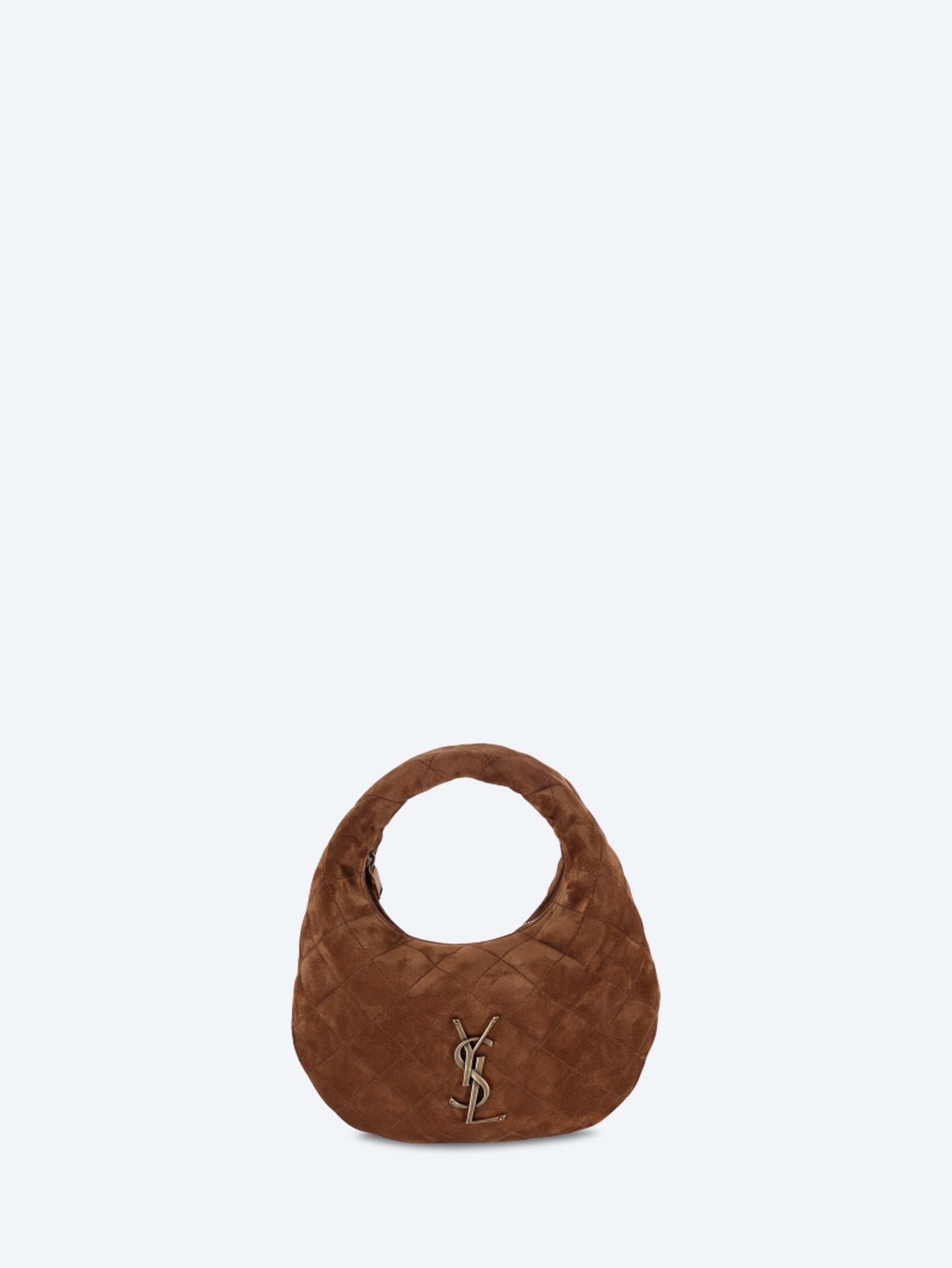 Icarino quilted suede handbag 1
