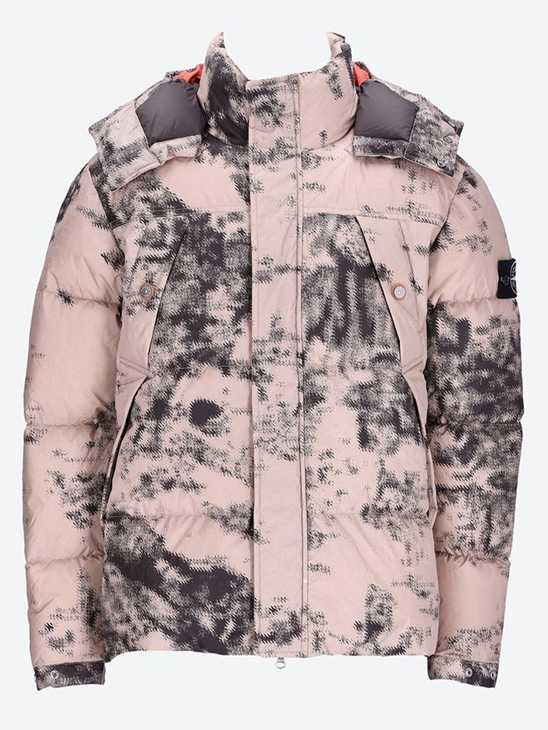 Down jacket camo best sale