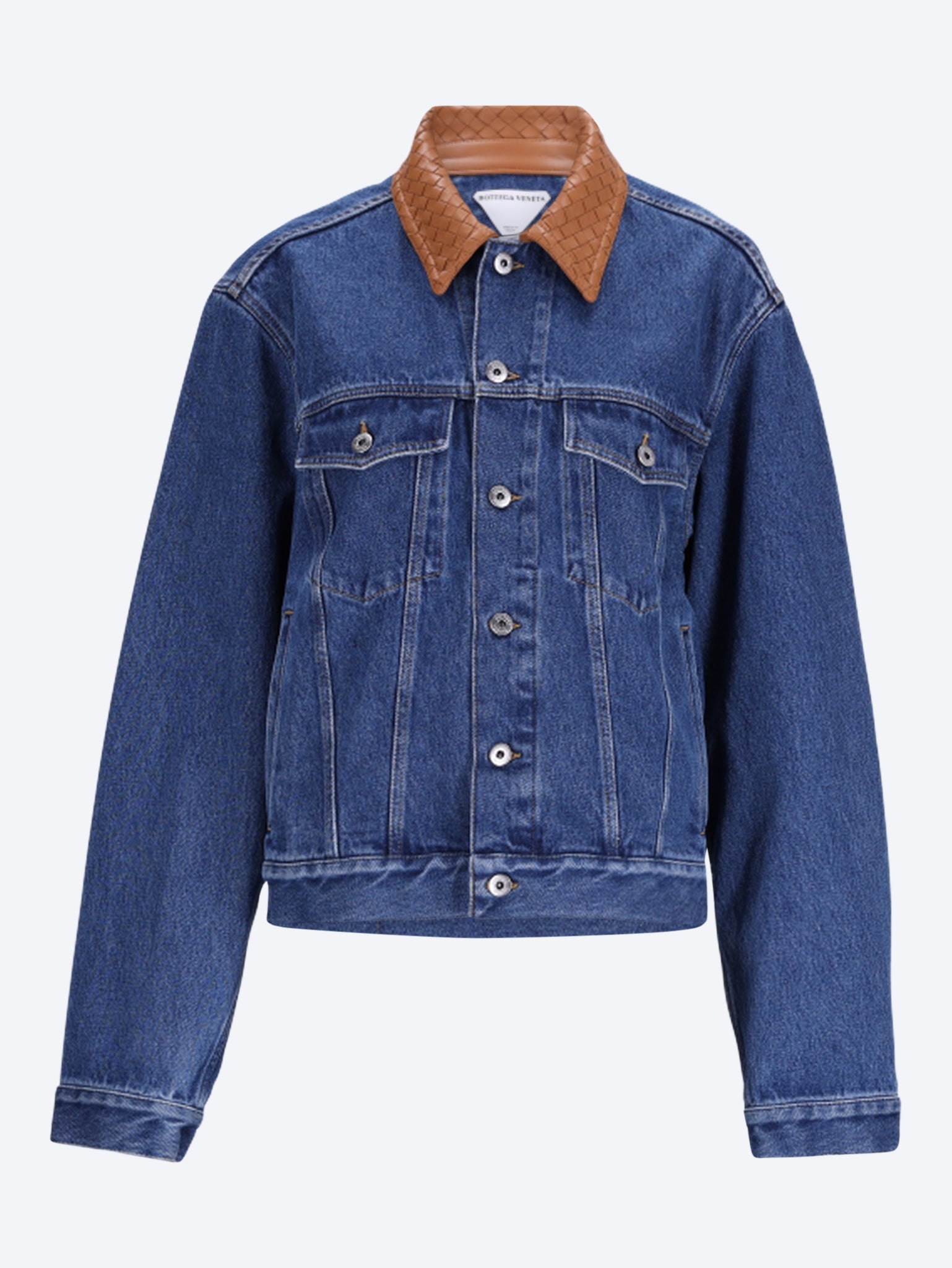 Indigofarbene Jeansjacke 1