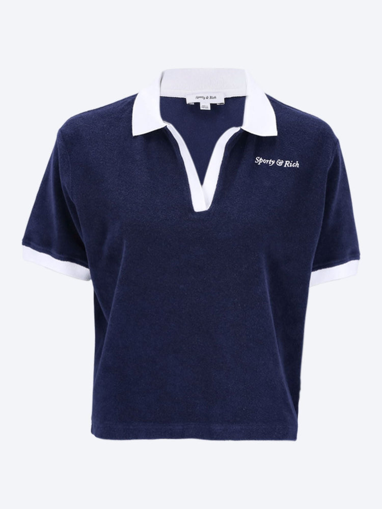 Italic logo terry polo 1