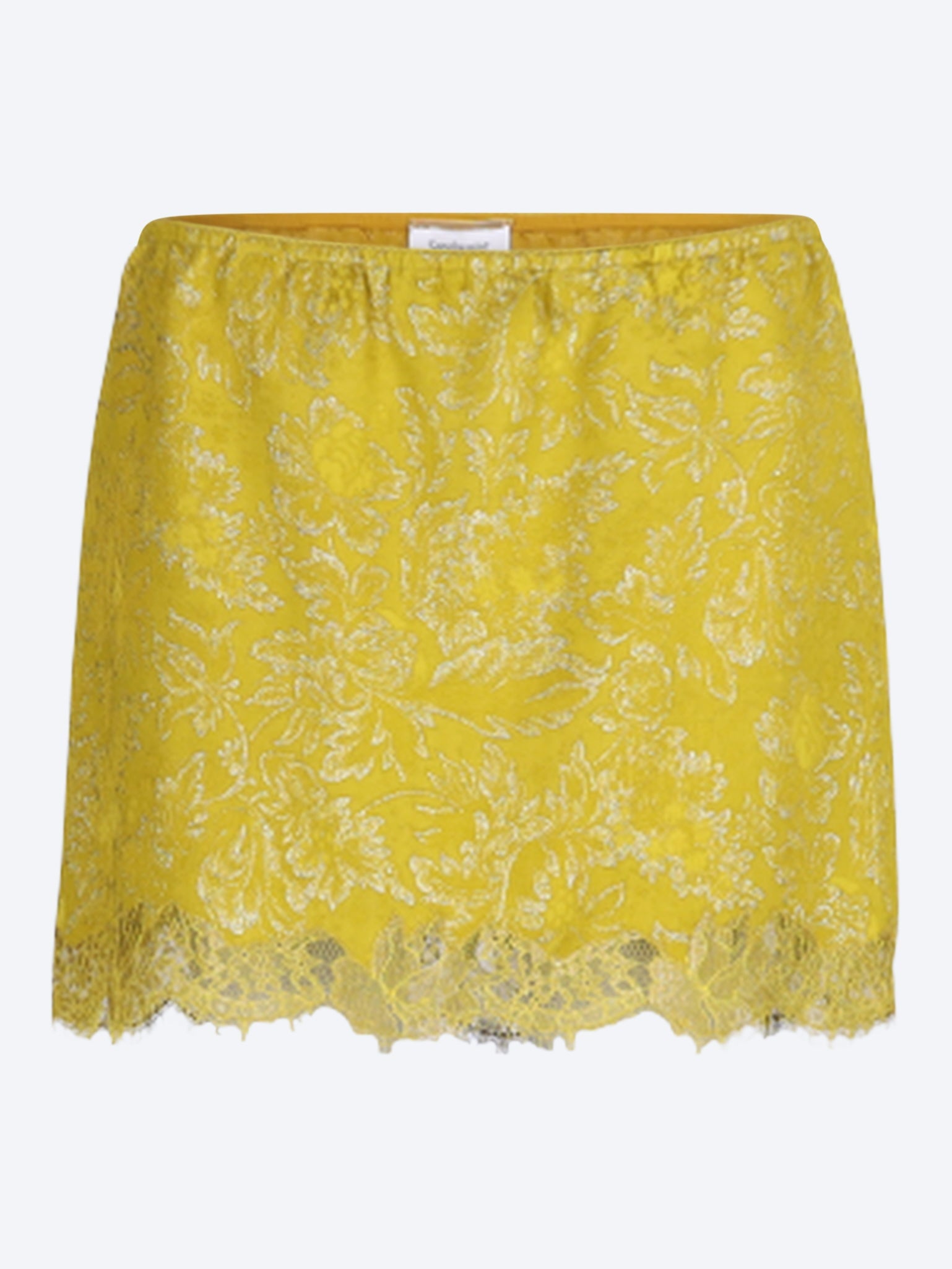 Mini-jupe baroque florale en jacquard 1