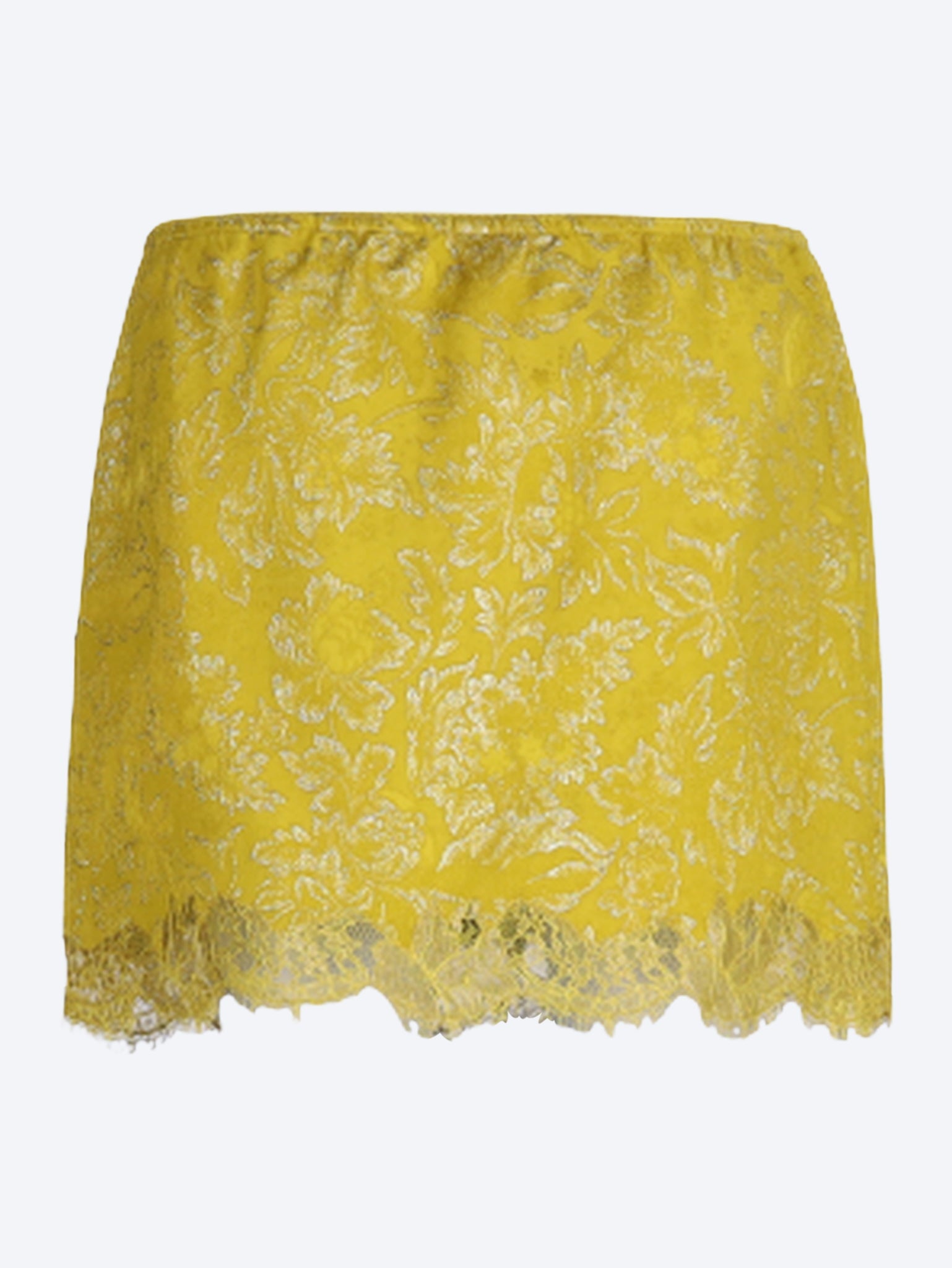 Mini-jupe baroque florale en jacquard 3