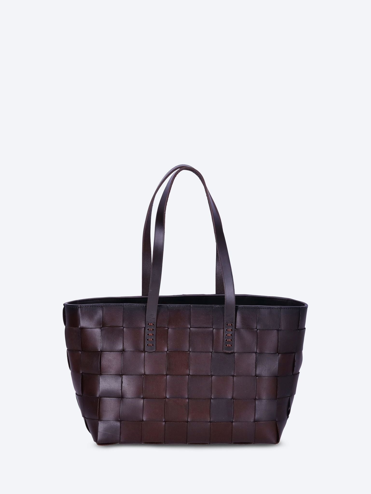 Japan tote flat leather handles bag 4