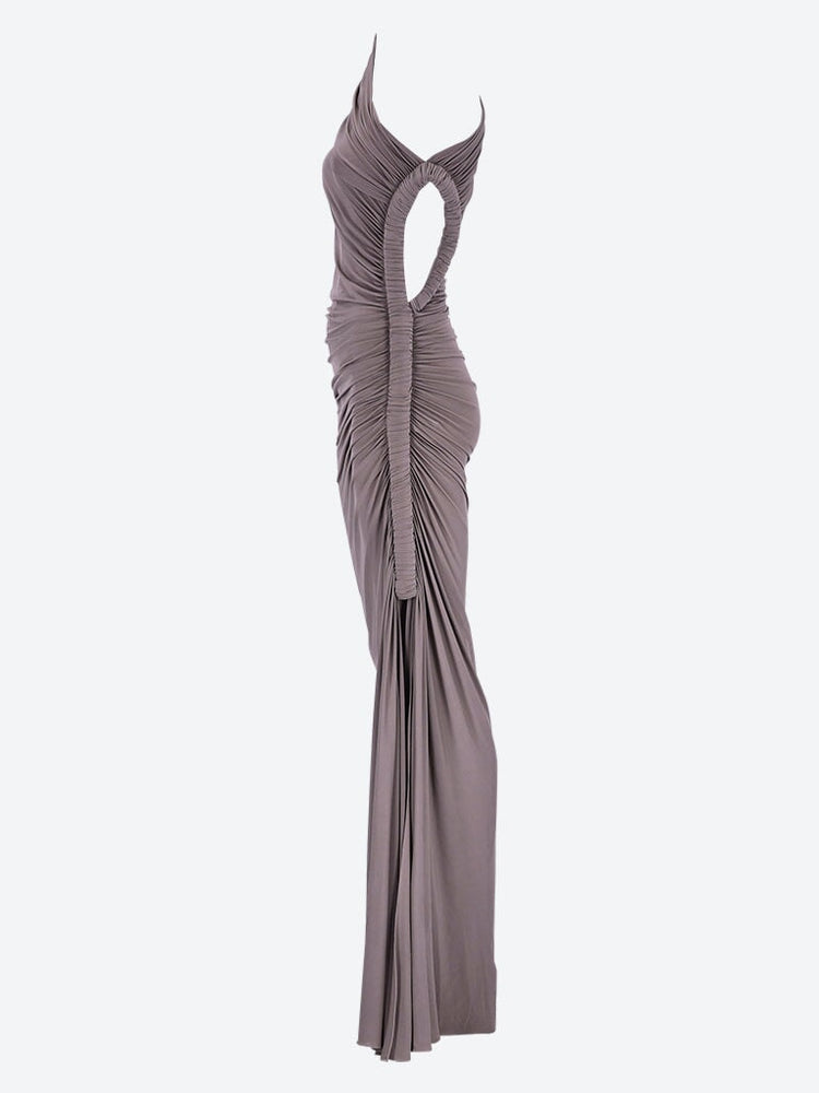 Robe drapée en jersey souple 2