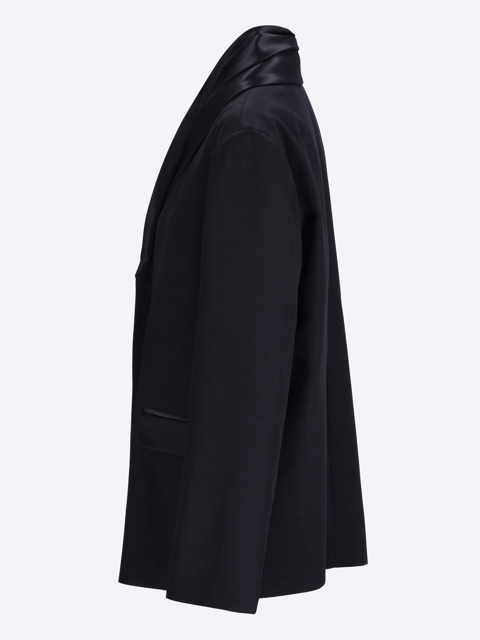 Jiha shawl-collar jacket 2