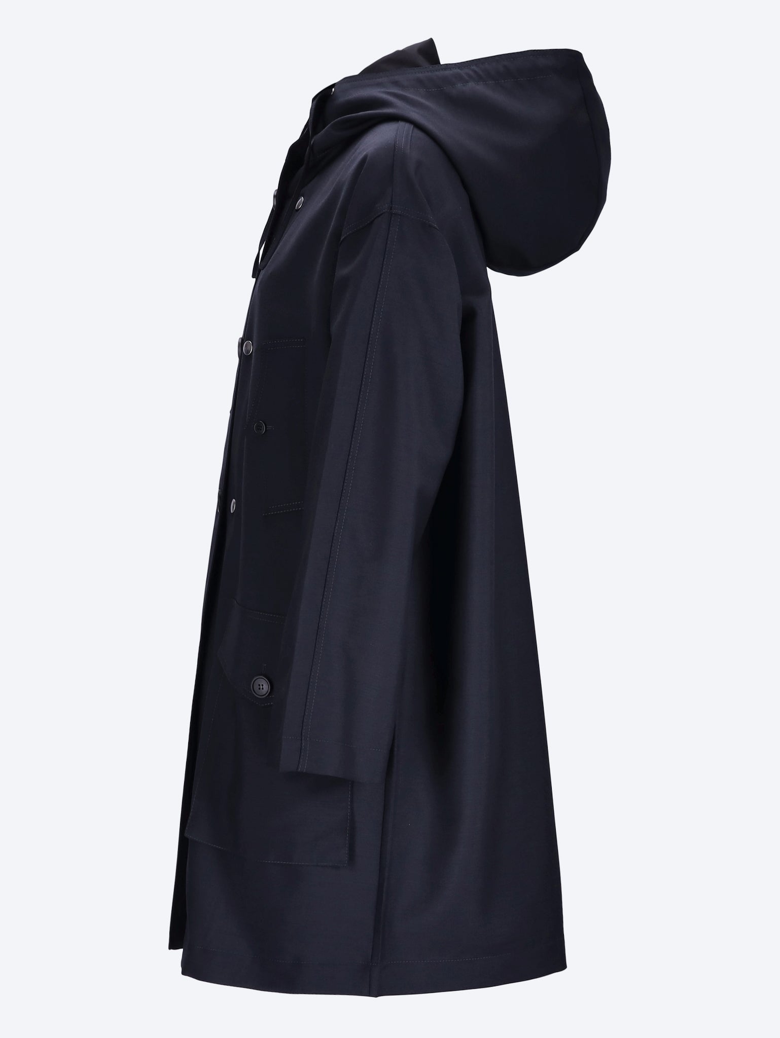 Kid mohair and re-nylon piuma coat 2