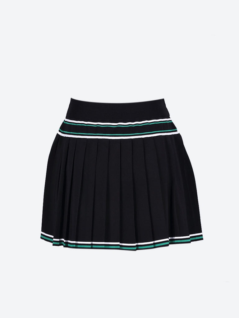Knit pleated stripe skirt 3