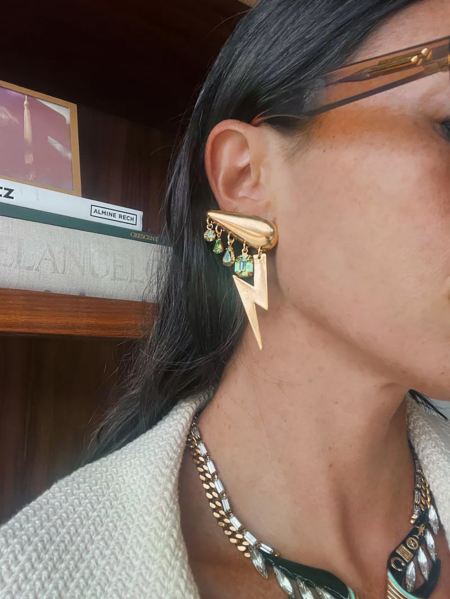 Kori earrings gold plated 2