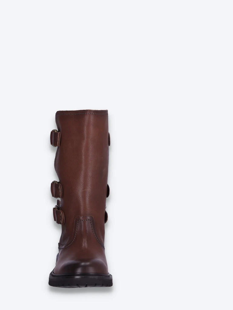 Kurt with straps leather upper sneakers 3
