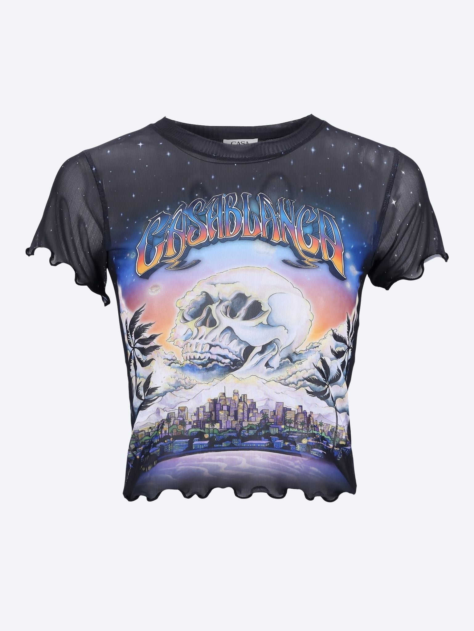 La Prémonition printed mesh tee-shirt 1