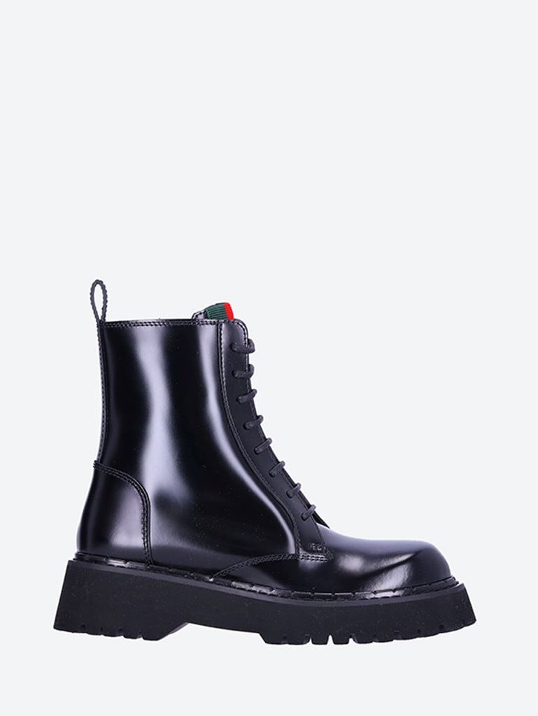 Gucci lace up boots hotsell