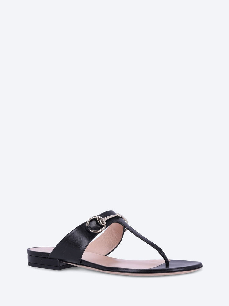 Women's thong sandal with horsebit 2