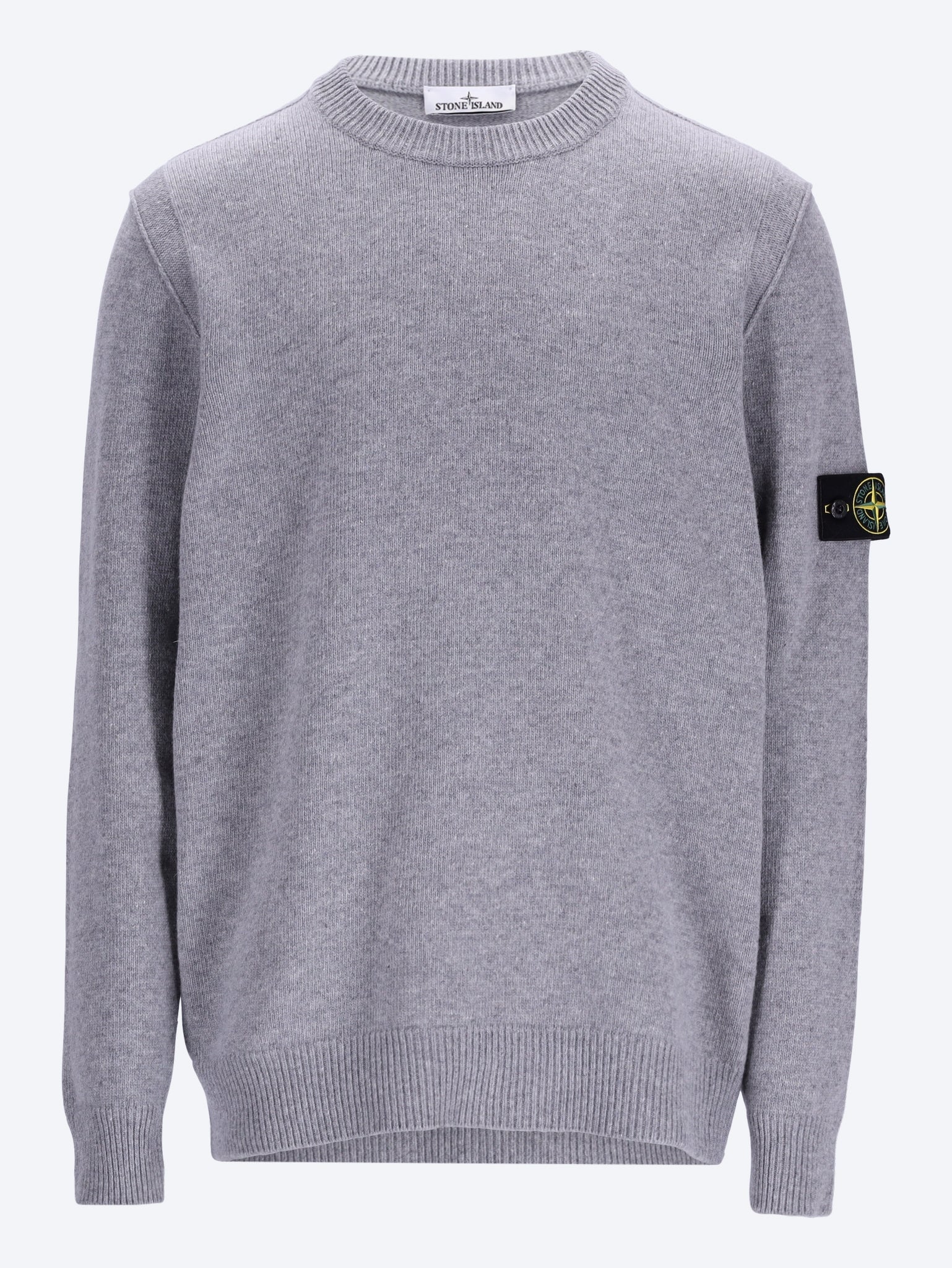 Pullover mit Rundhalsausschnitt aus Lammwolle 1