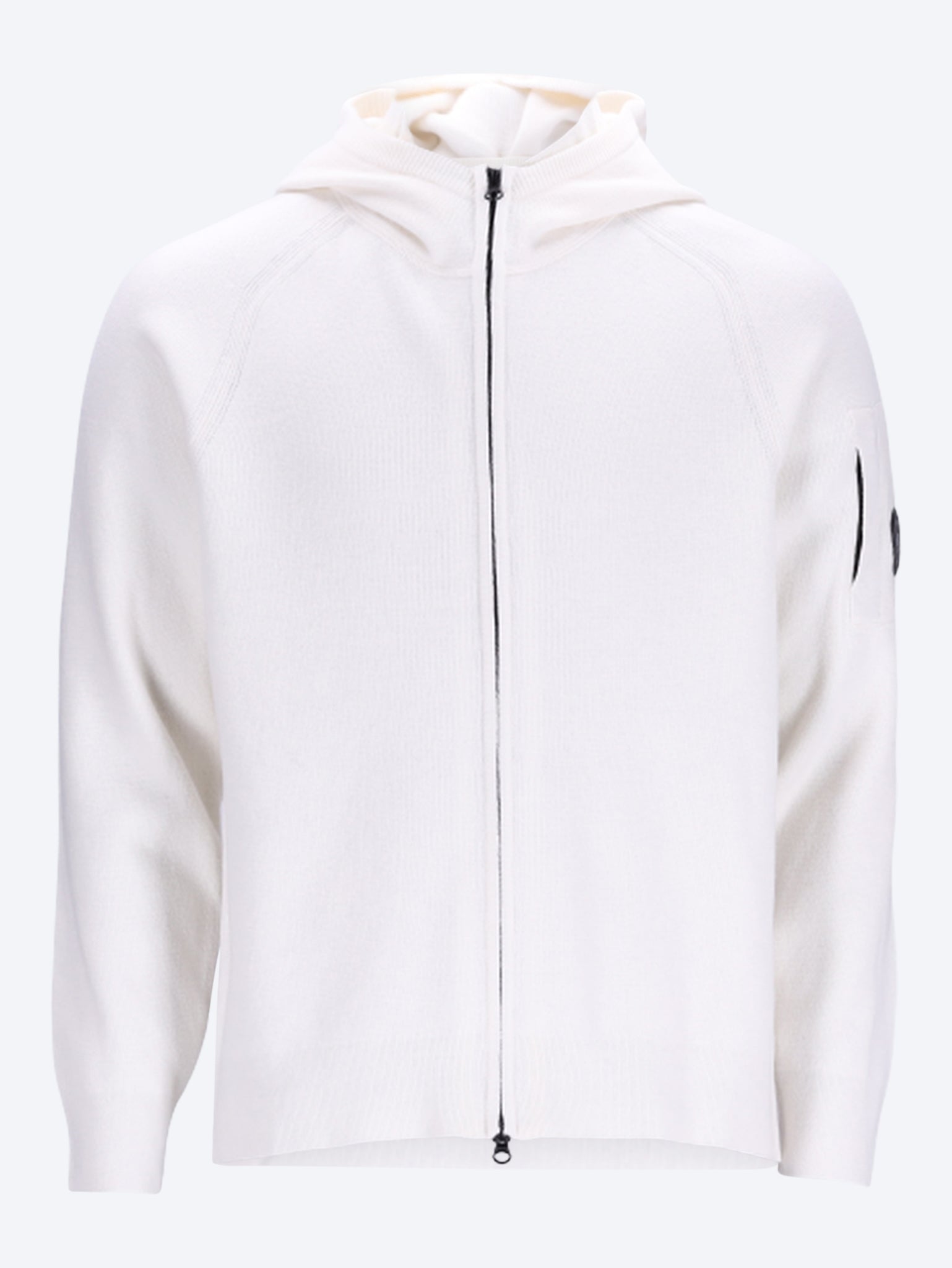 Lambswool grs knitted zipped hoodie 1