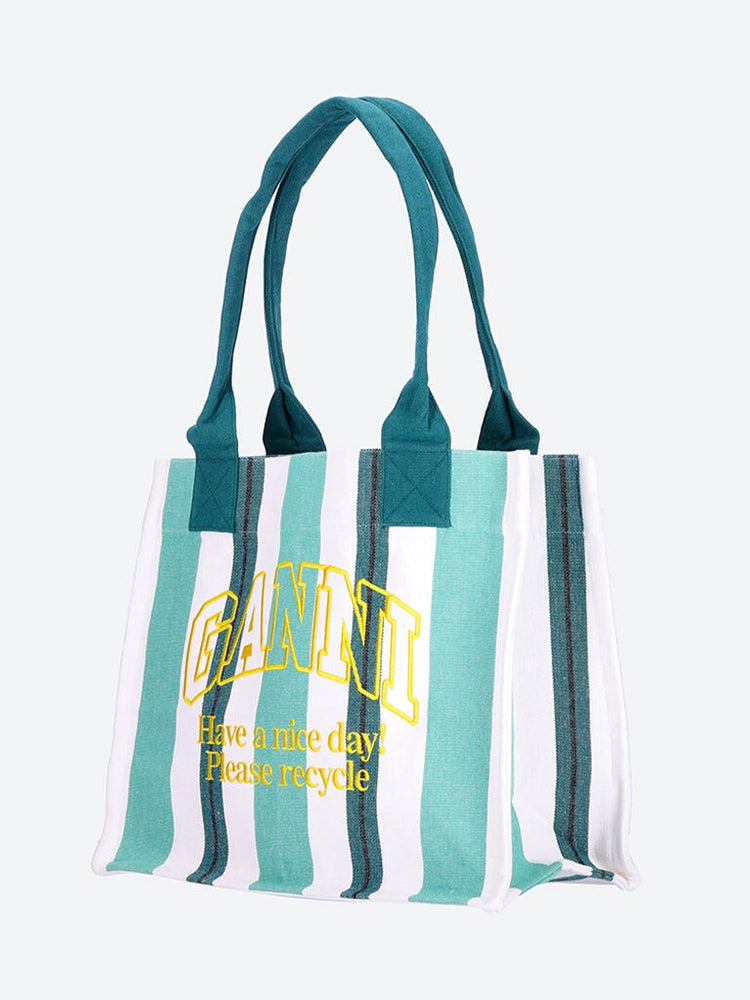 Large easy stripes tote bag 2