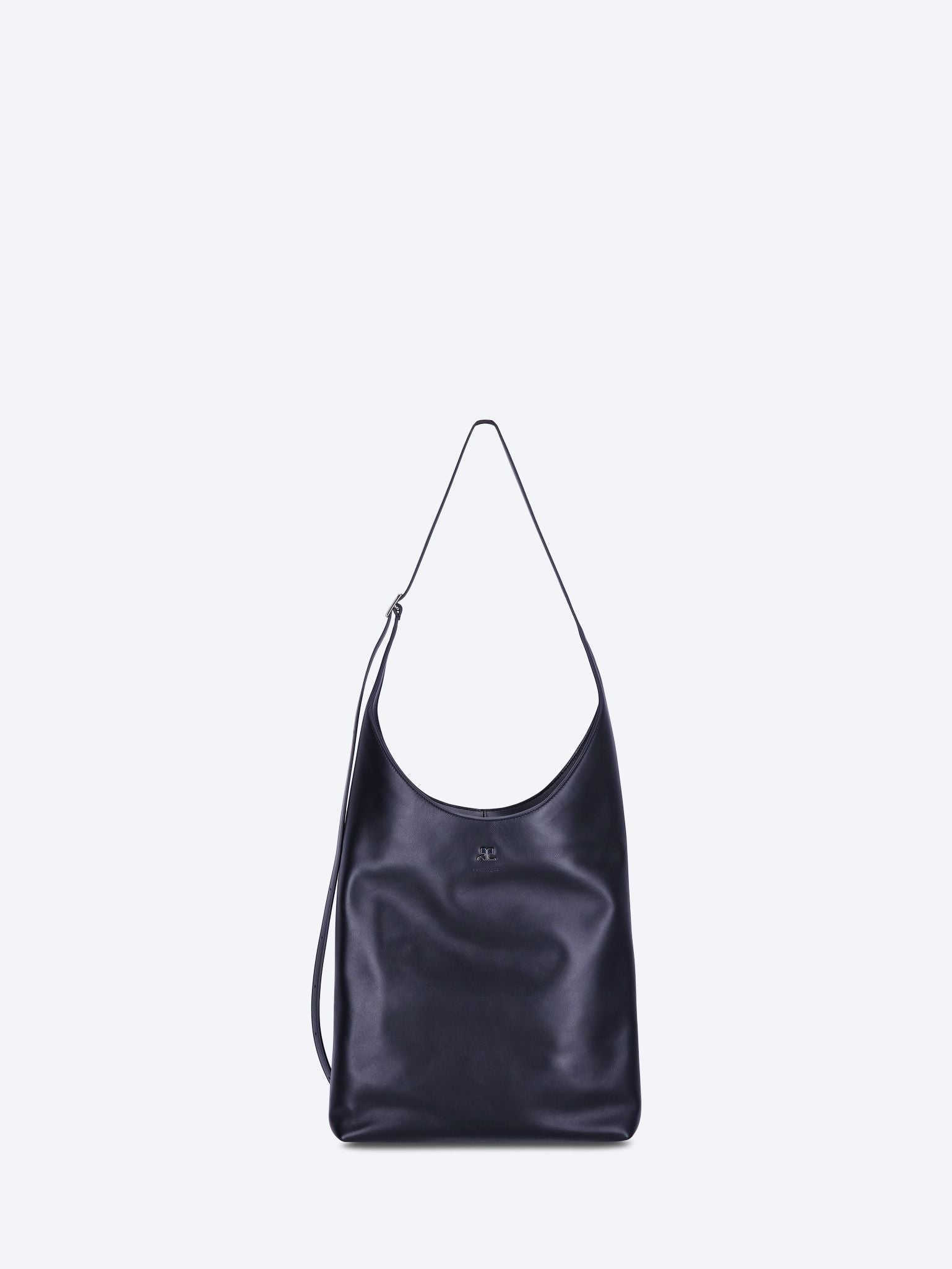 Large melt leather tote bag 1