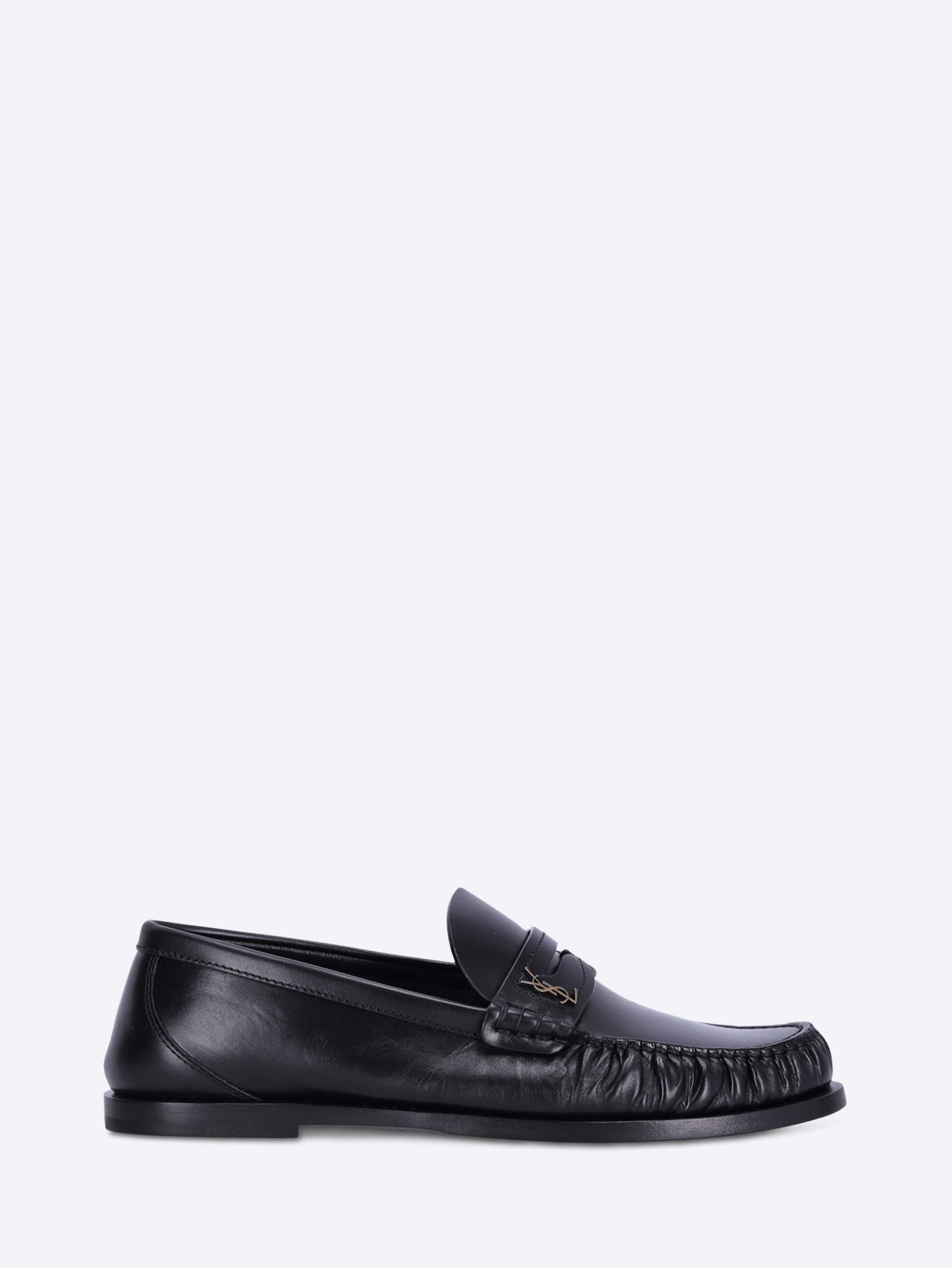 Laurent smooth leather loafers 1