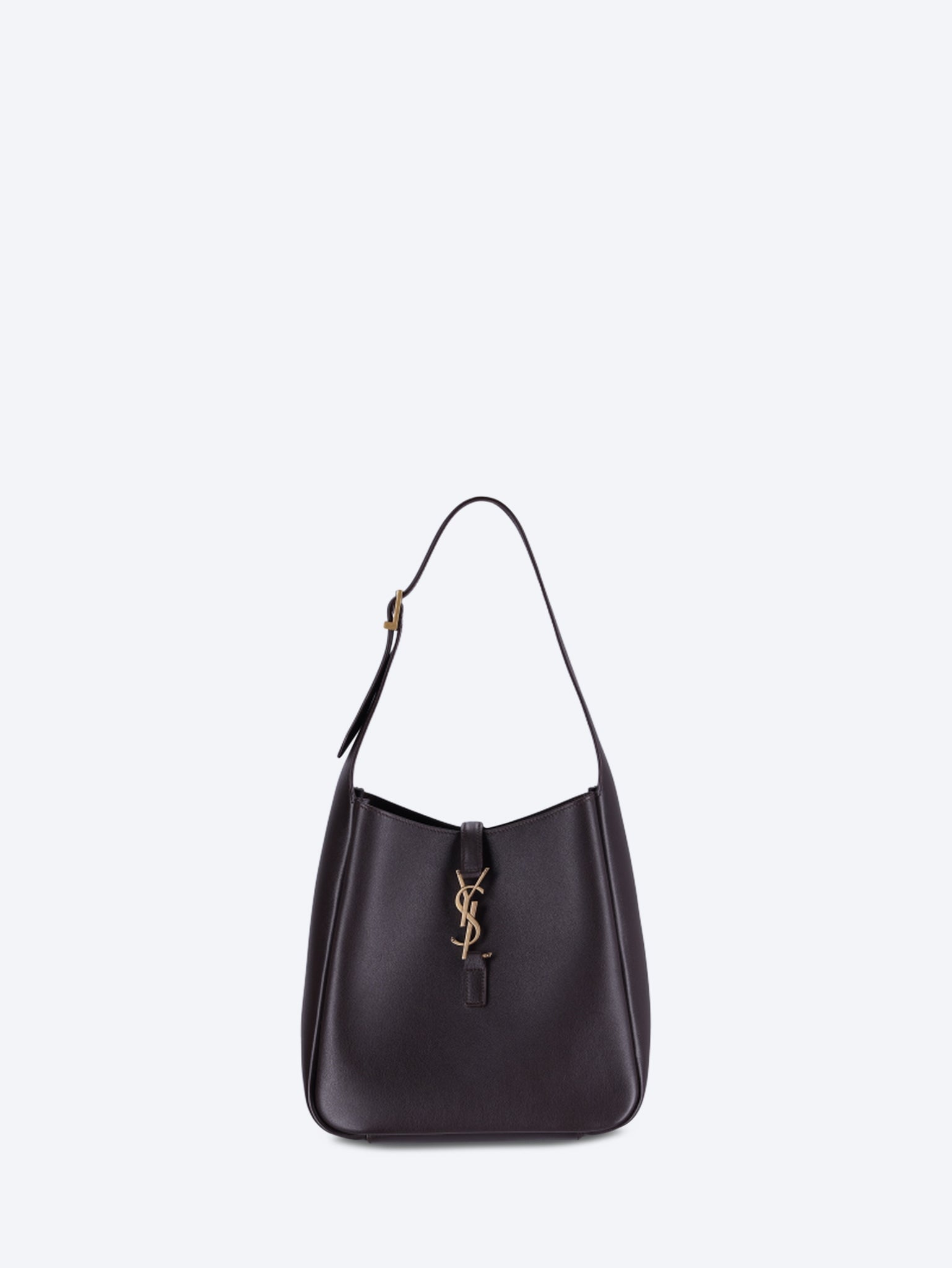 Sac bandoulière Le 5 a 7 souple small en cuir grainé 1