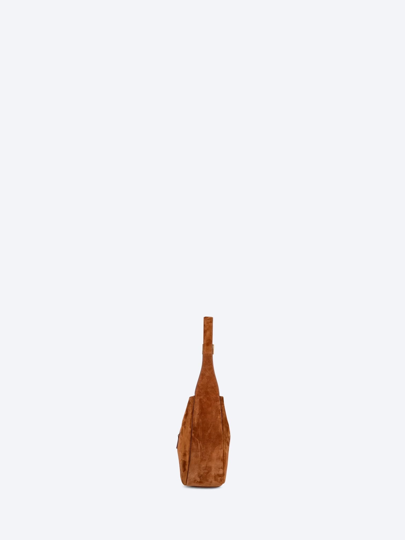 Le 5 a 7 supple small suede shoulder bag 3