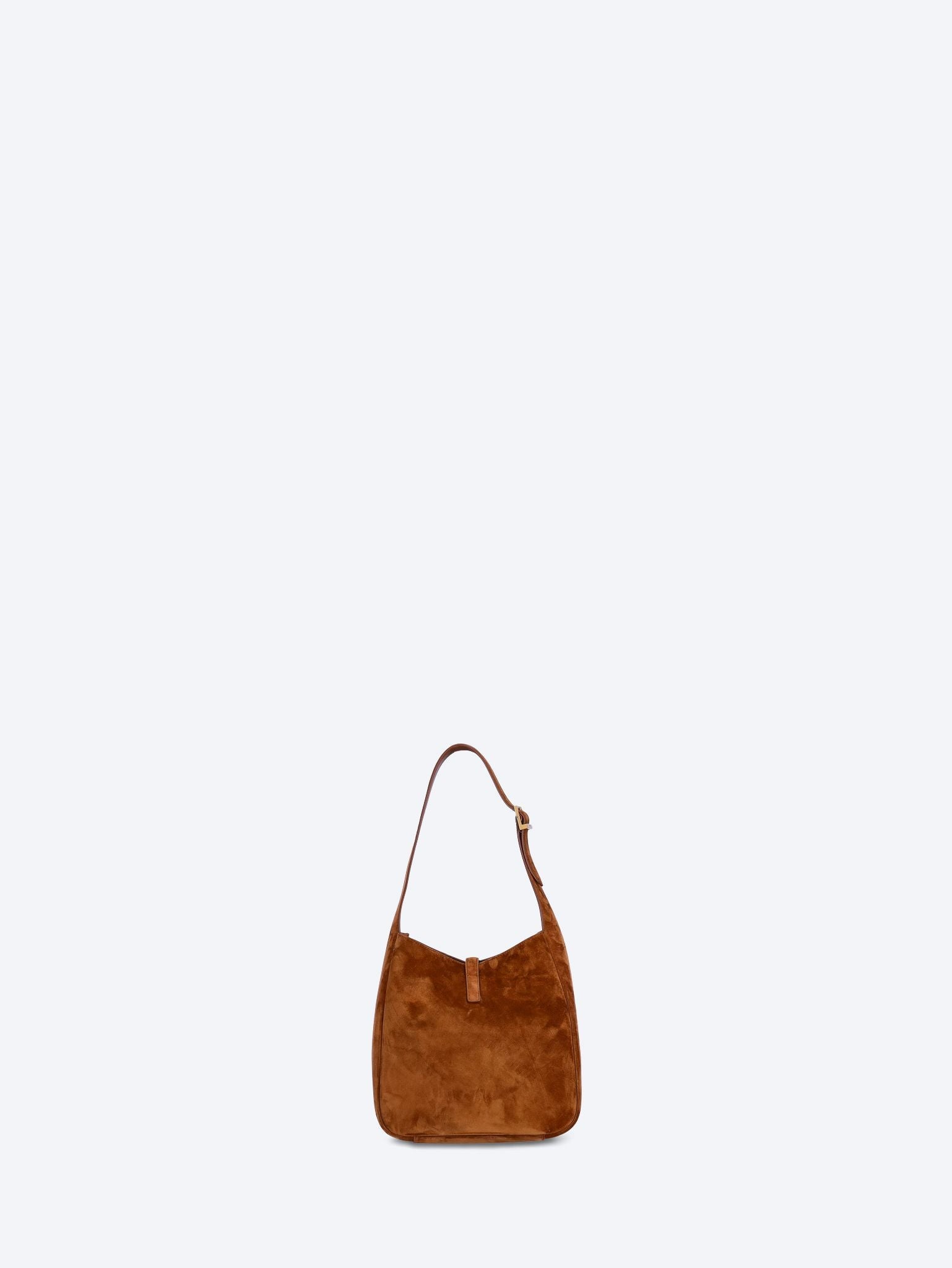 Le 5 a 7 supple small suede shoulder bag 4