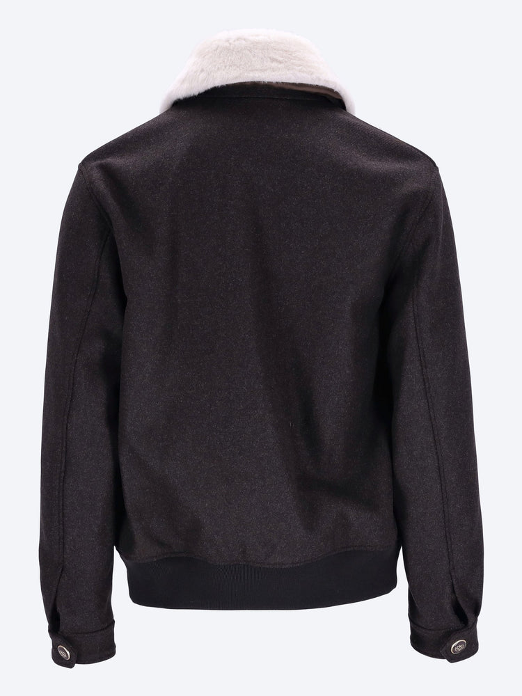 Le manteau de Blouson Laine 3