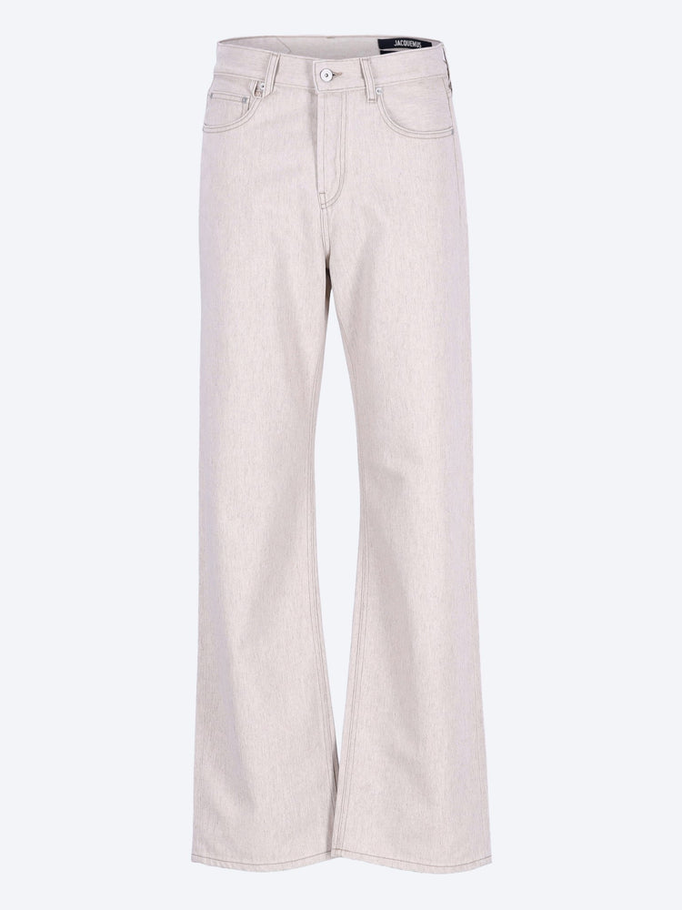 Pantalon le de nimes droit 1
