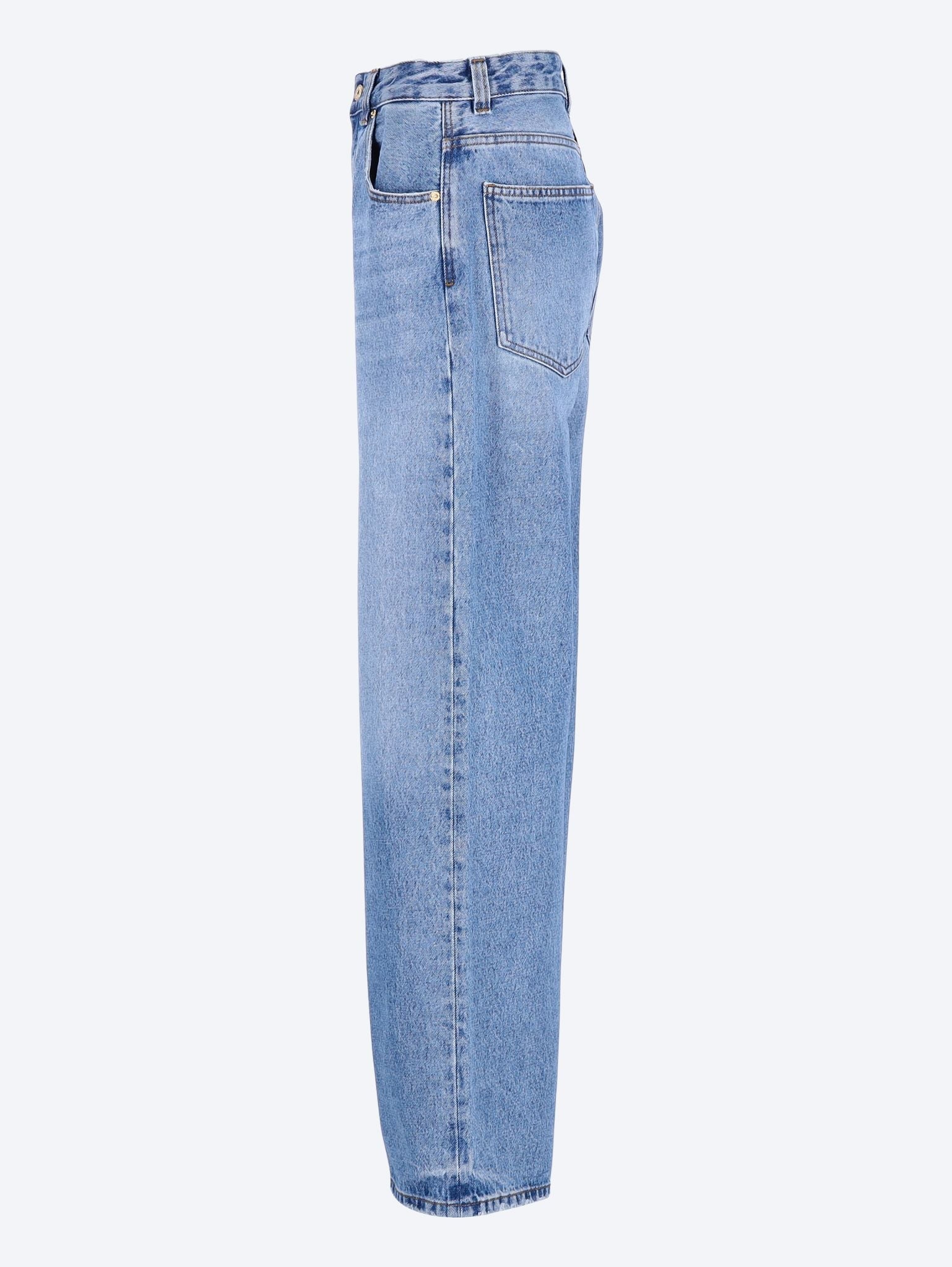 The wide de-Nîmes denim pants 2