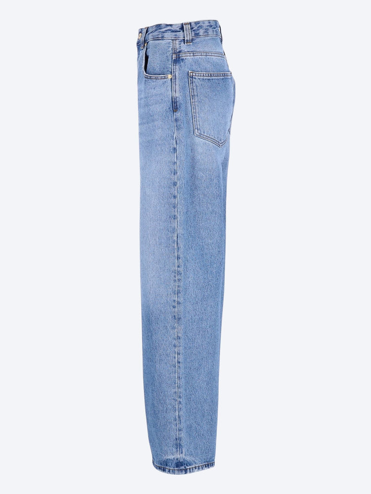 The wide de-Nîmes denim pants 2