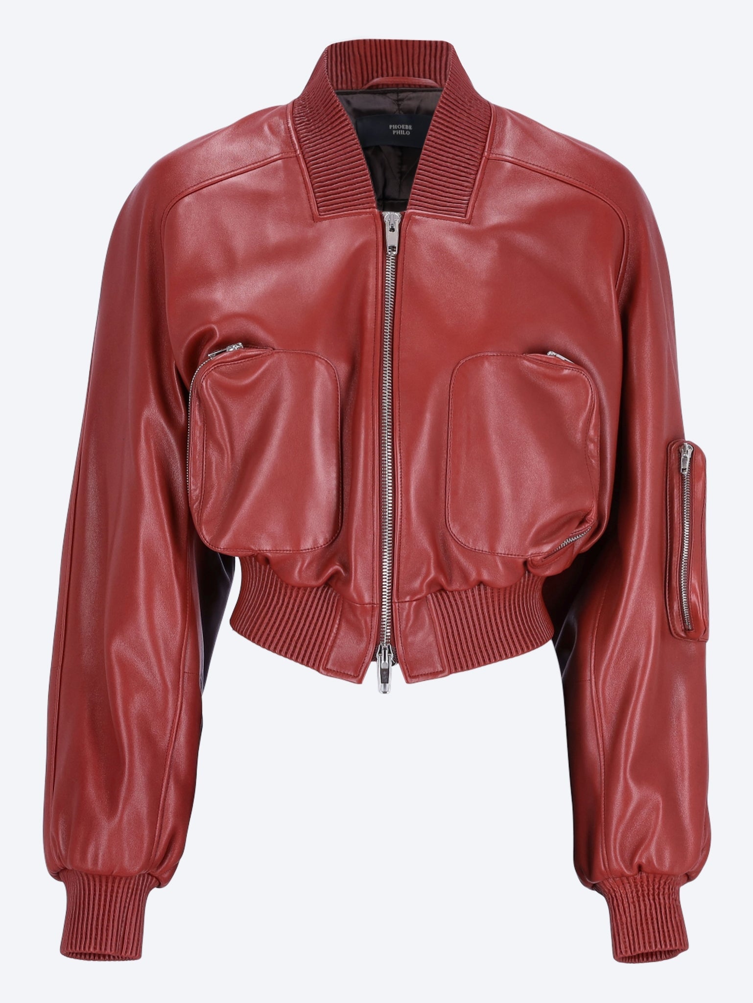 Leather bomber 1