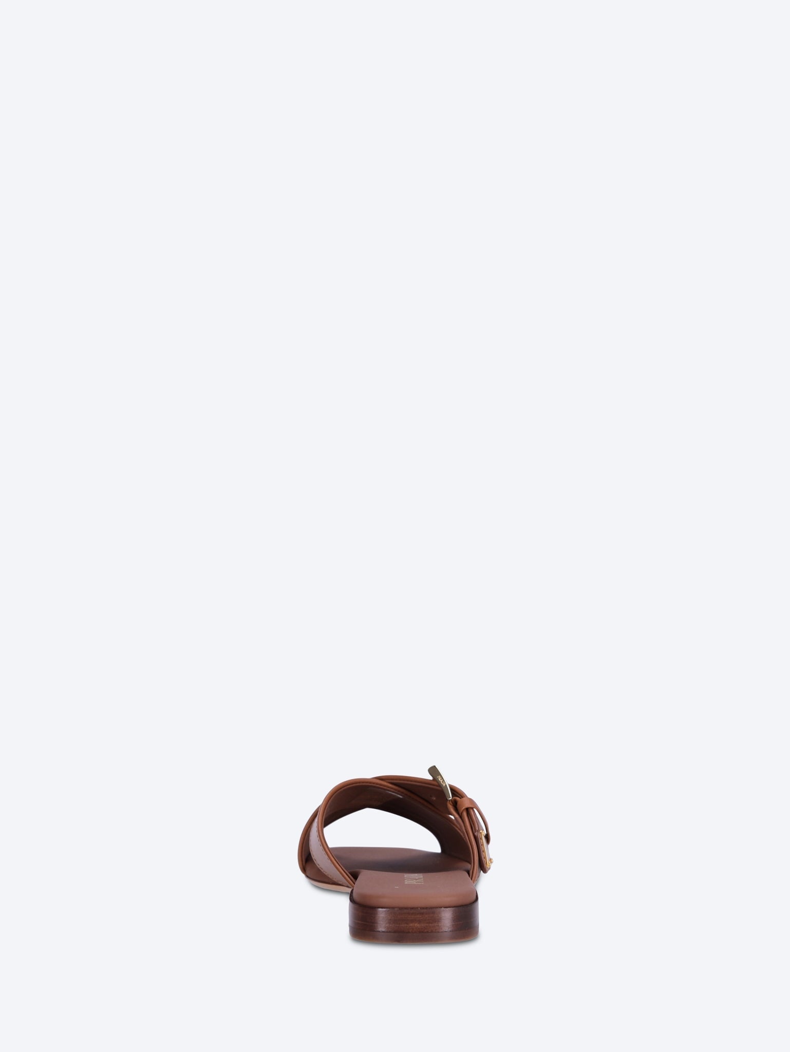 Leather crisscross slides 5