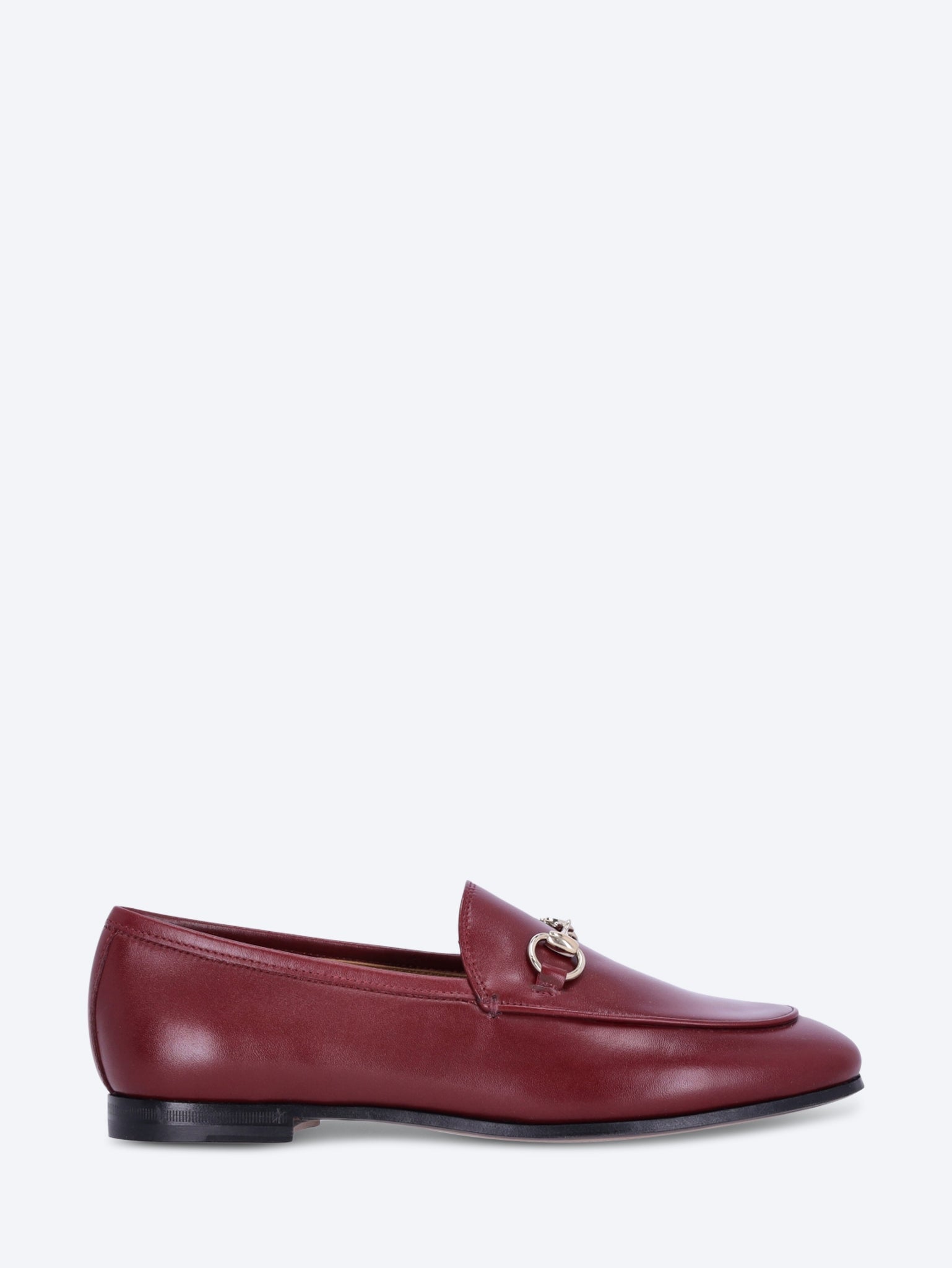 Leather gucci jordaan loafers 1
