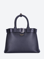 Prada Buckle medium leather handbag with belt ref: