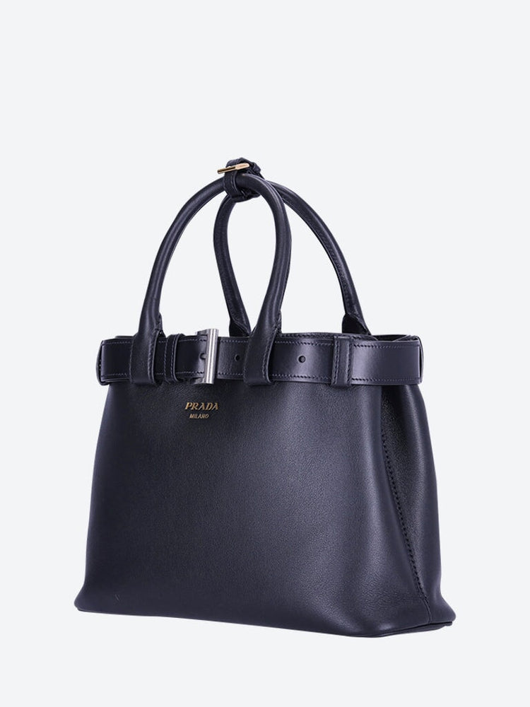 Prada Buckle medium leather handbag with belt 2