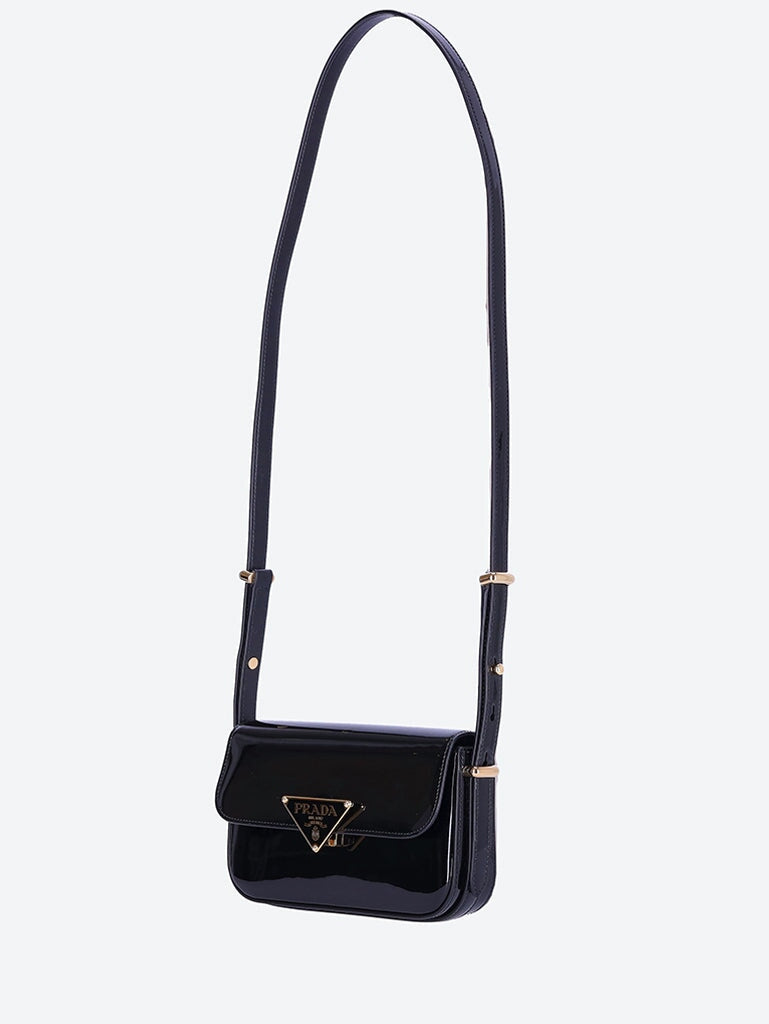 Sac bandoulière en cuir verni à rabat 2