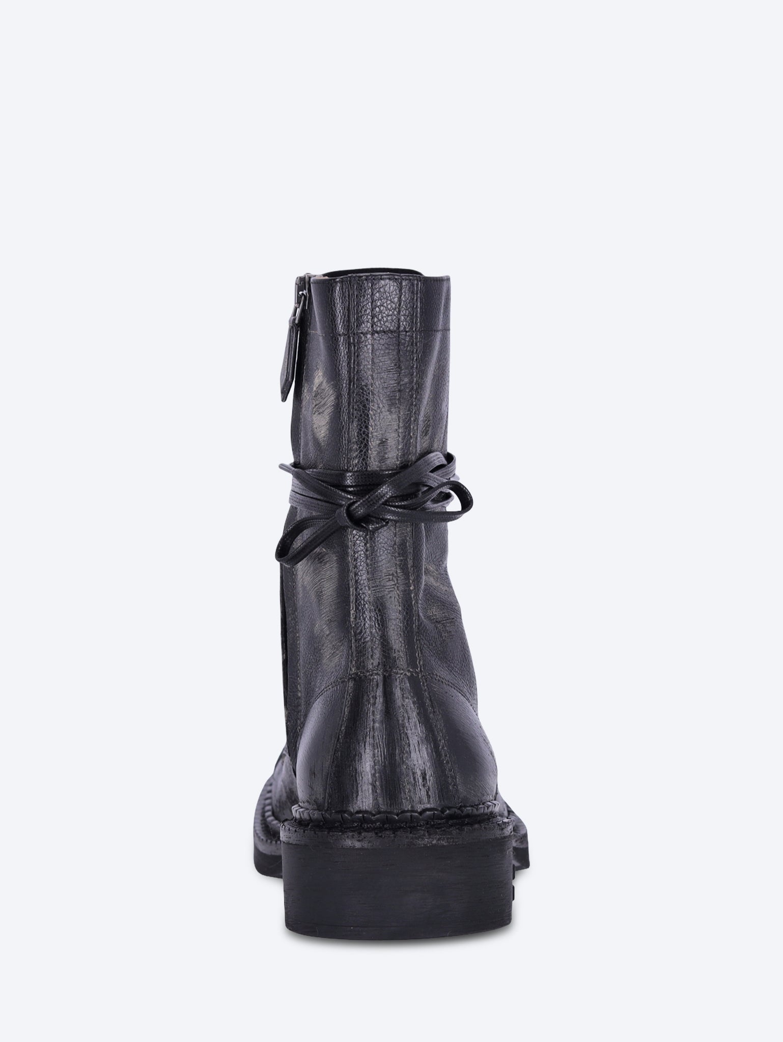 Bottes à lacets en cuir 5