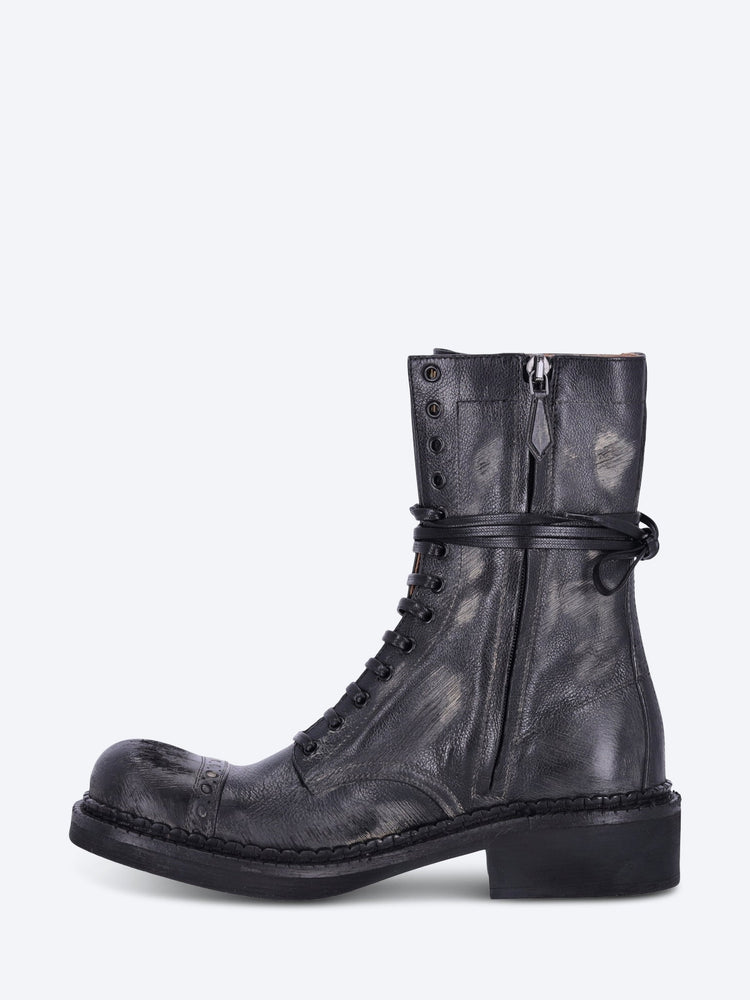 Bottes à lacets en cuir 4