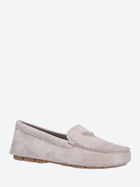 Suede driving loafers