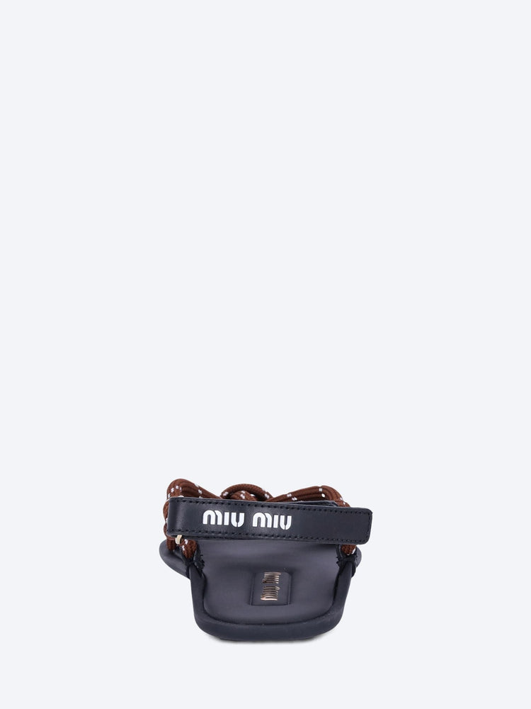 Riviere cord and leather sandals 5