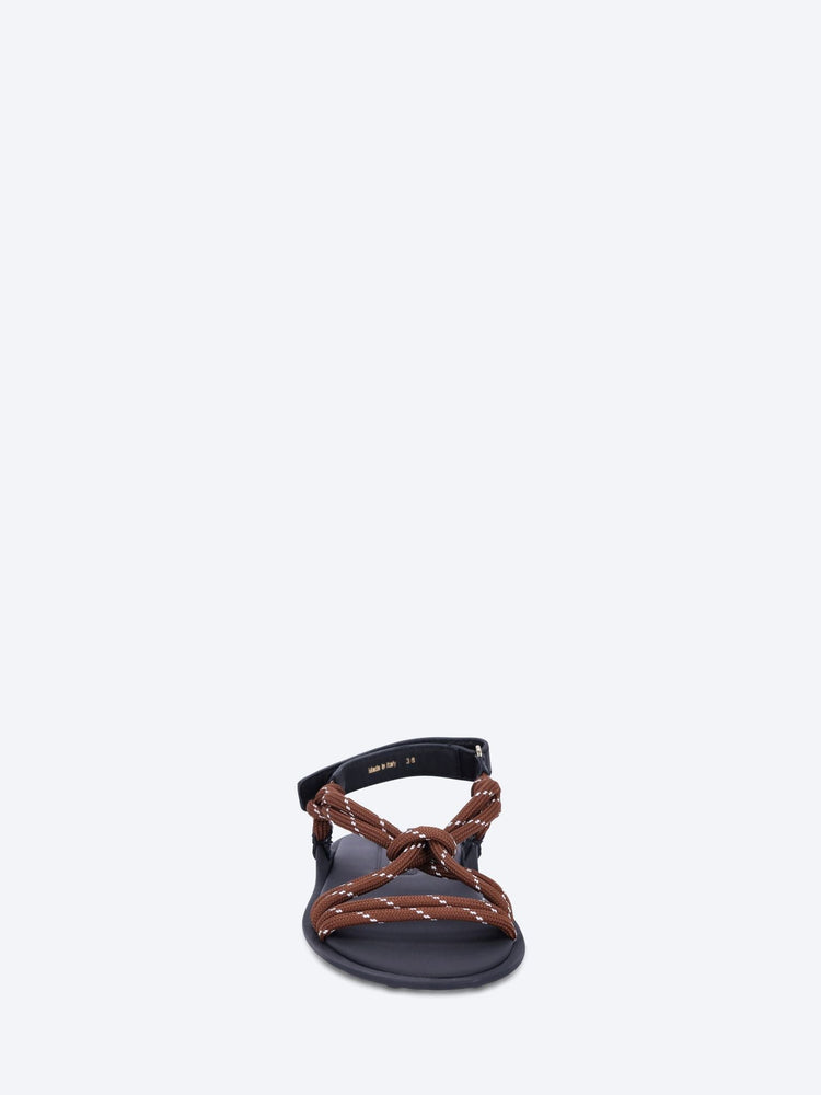 Riviere cord and leather sandals 3
