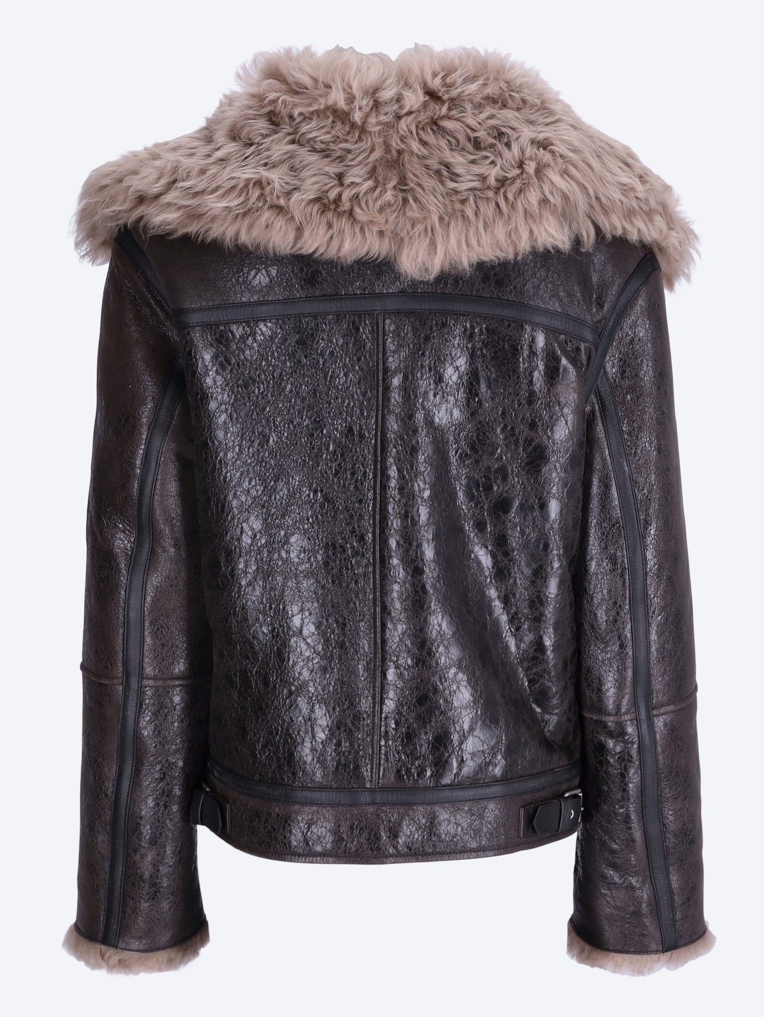 Leather shearling jacket 3