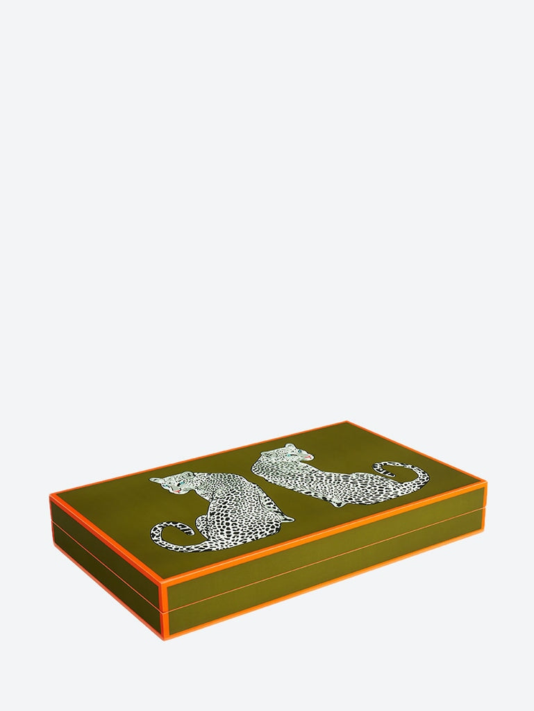 Ensemble de backgammon léopard 2